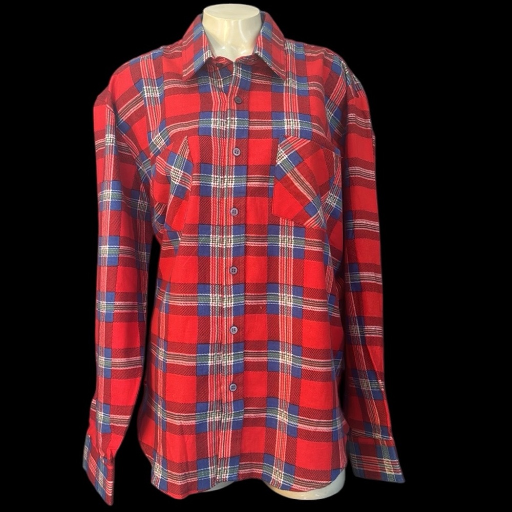 Vintage Chandler NWT Flannel Plaid Shirt XL